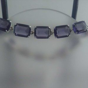 Amethyst Tennis Bracelet
